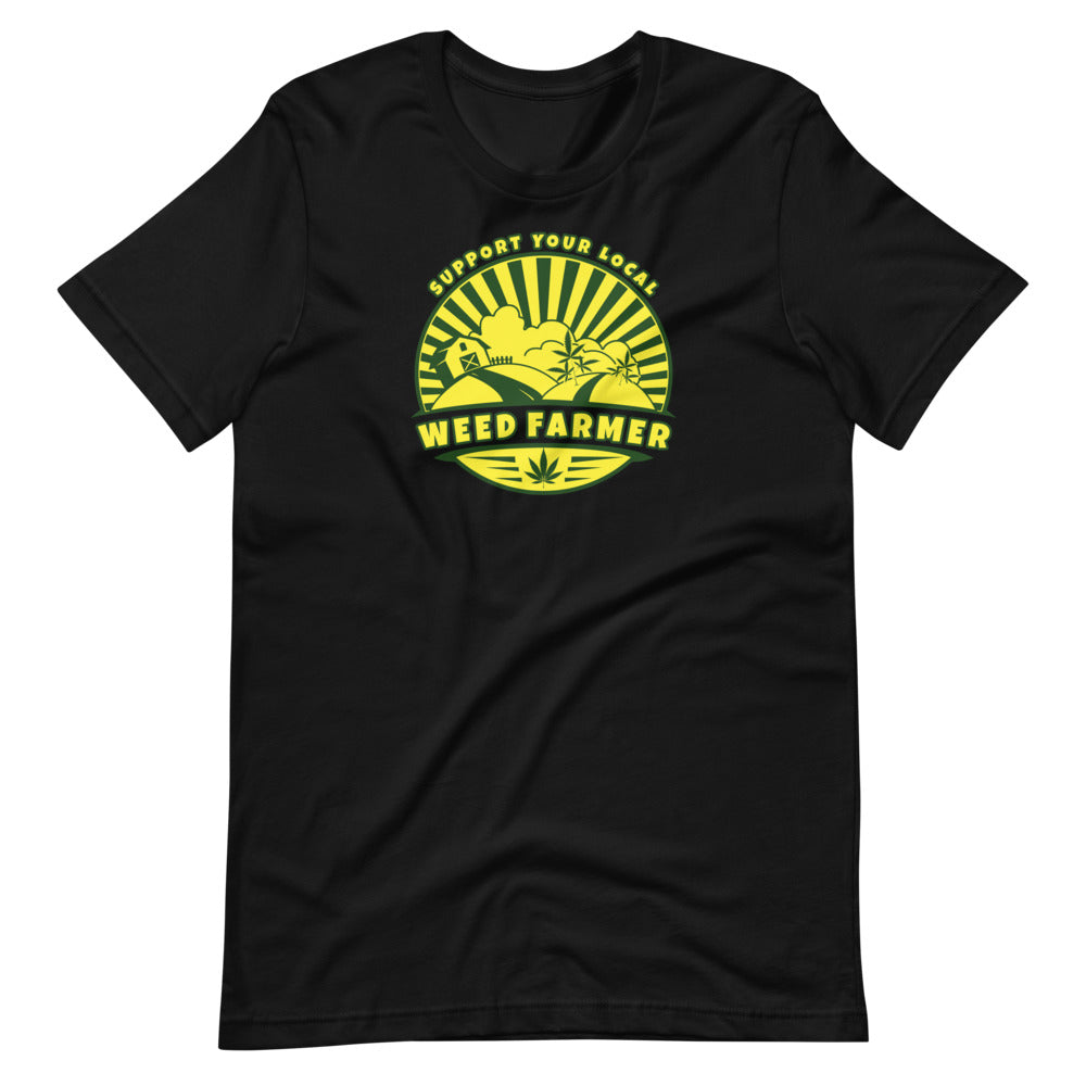 Support Your Local Weed Farmer T-Shirt - Magic Leaf Tees