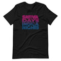 Retro Sativa Days Indica Nights T-Shirt - Magic Leaf Tees
