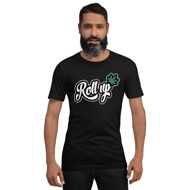 Roll Up Cannabis Stoner T-Shirt - Magic Leaf Tees