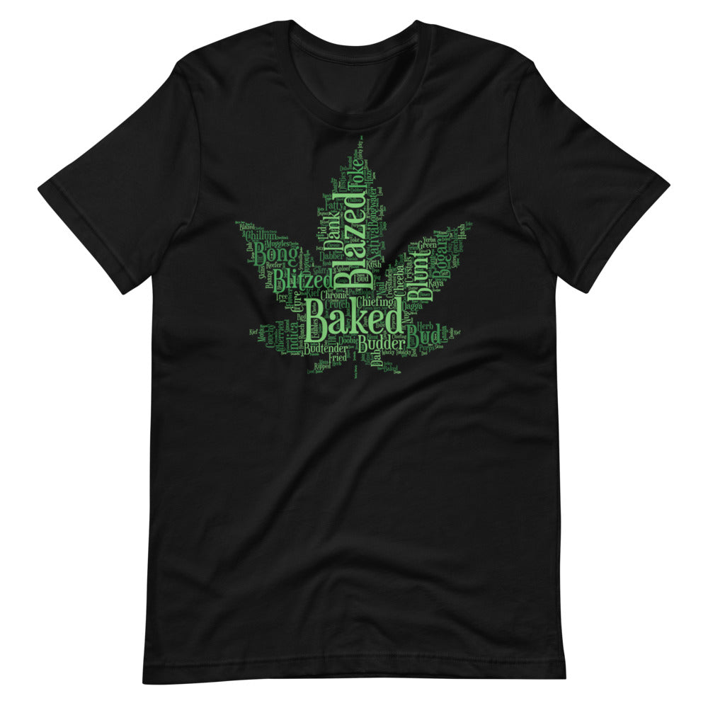 Weed Slang Word Leaf Stoner T-Shirt - Magic Leaf Tees