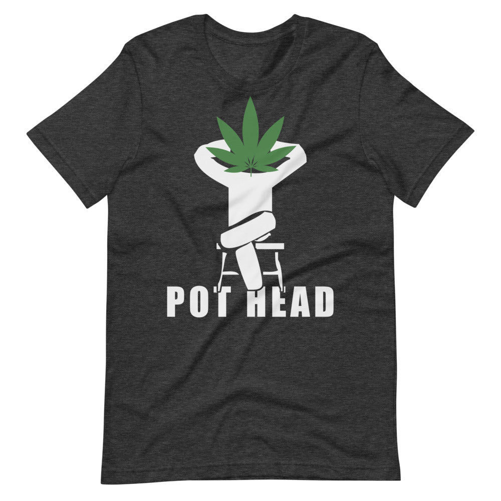 Funny Pot Head T-Shirt - Magic Leaf Tees