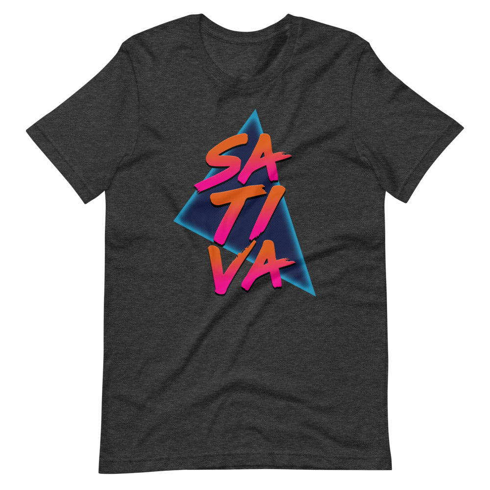 Retro 80's Sativa Stoner T-Shirt - Magic Leaf Tees