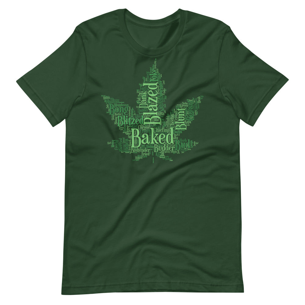 Weed Slang Word Leaf Stoner T-Shirt - Magic Leaf Tees