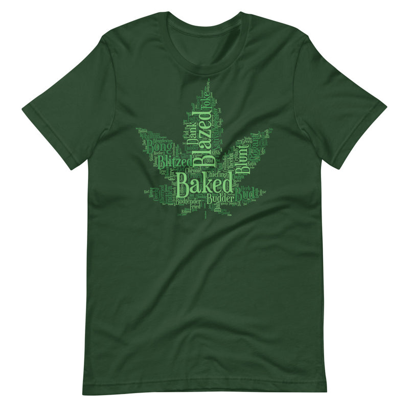 Weed Slang Word Leaf Stoner T-Shirt - Magic Leaf Tees