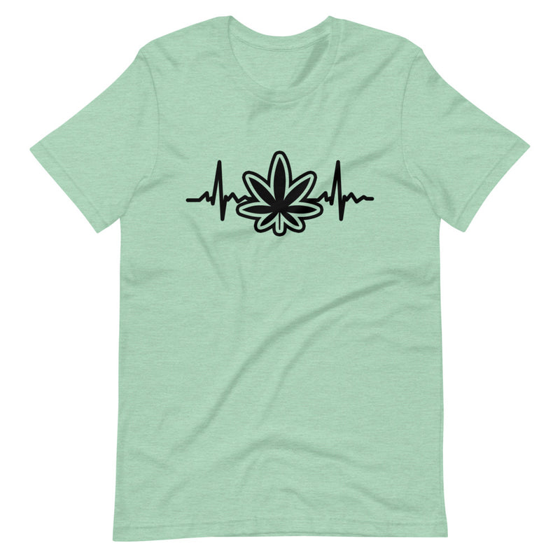 Marijuana Heartbeat T-Shirt - Magic Leaf Tees
