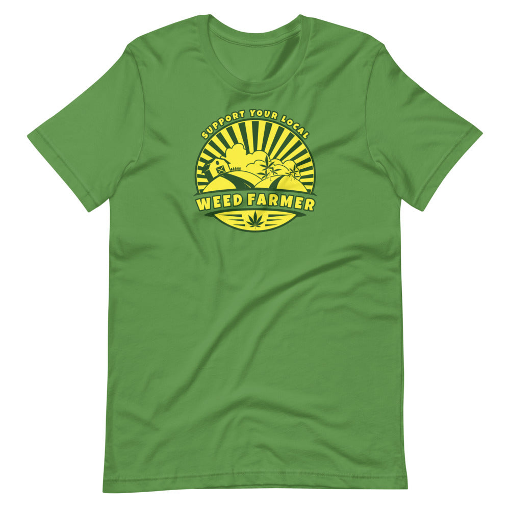 Support Your Local Weed Farmer T-Shirt - Magic Leaf Tees