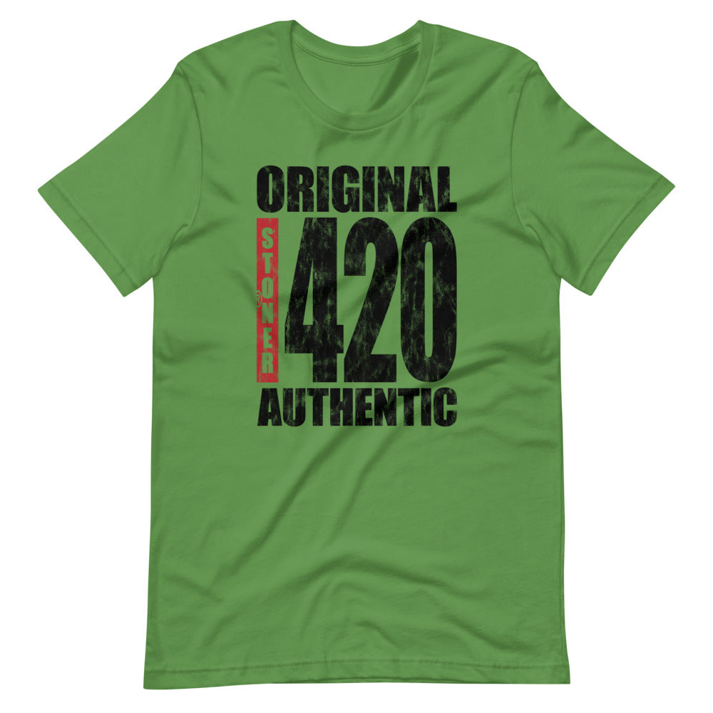 Original Authentic Stoner 420 T-Shirt - Magic Leaf Tees