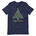 Happy Holidaze Christmas Weed Tree T-Shirt - Magic Leaf Tees