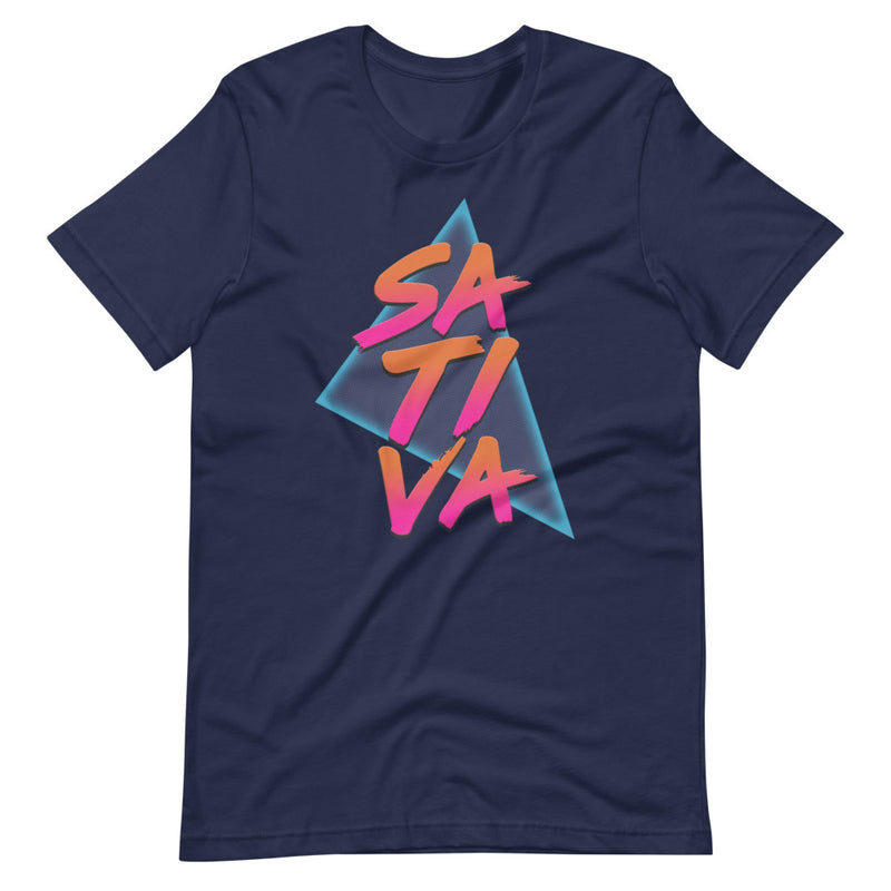 Retro 80's Sativa Stoner T-Shirt - Magic Leaf Tees