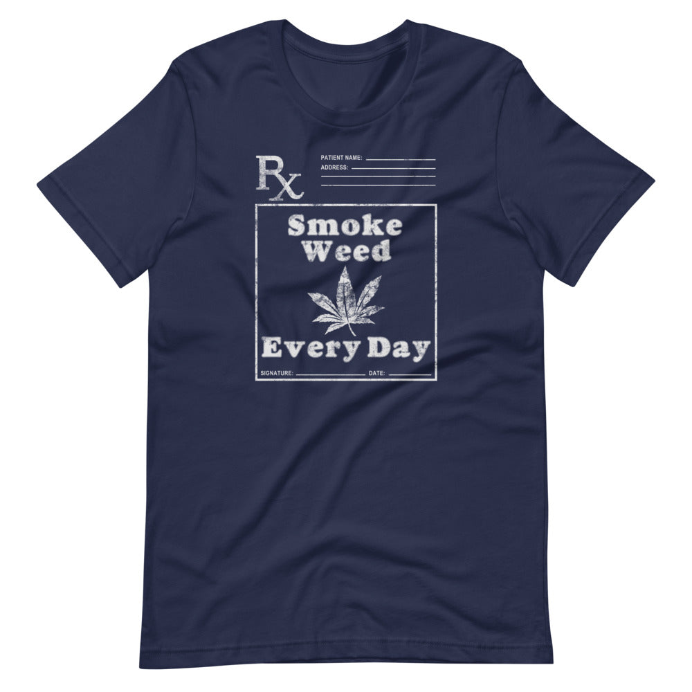 Smoke Weed Every Day Prescription T-Shirt - Magic Leaf Tees