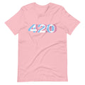 Red, White, And Blue 420 T-Shirt - Magic Leaf Tees
