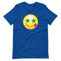 Happy Pot Face Emoji Weed T-Shirt - Magic Leaf Tees