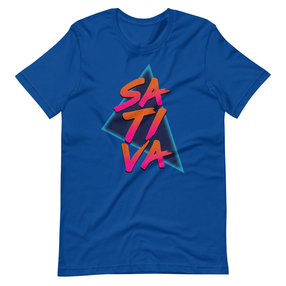 Retro 80's Sativa Stoner T-Shirt - Magic Leaf Tees