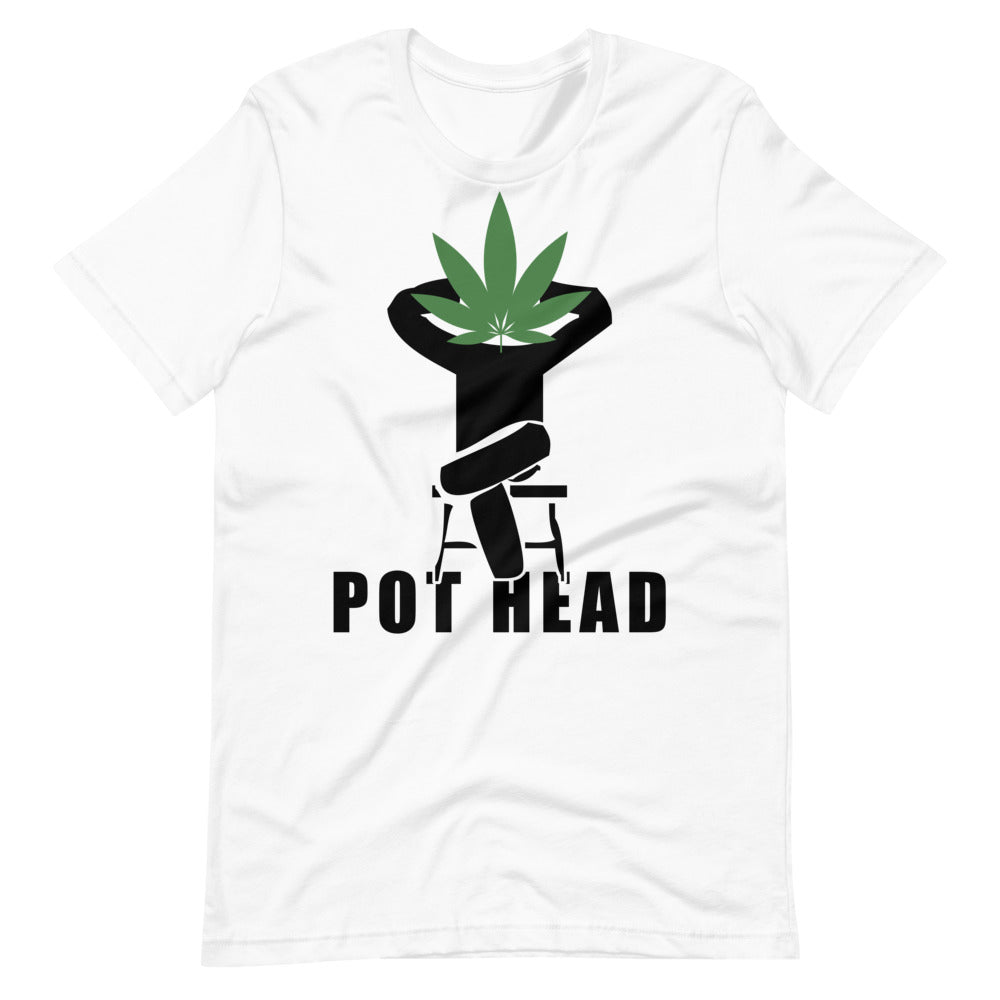 Funny Pot Head T-Shirt - Magic Leaf Tees