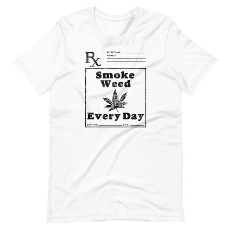 Smoke Weed Every Day Prescription T-Shirt - Magic Leaf Tees