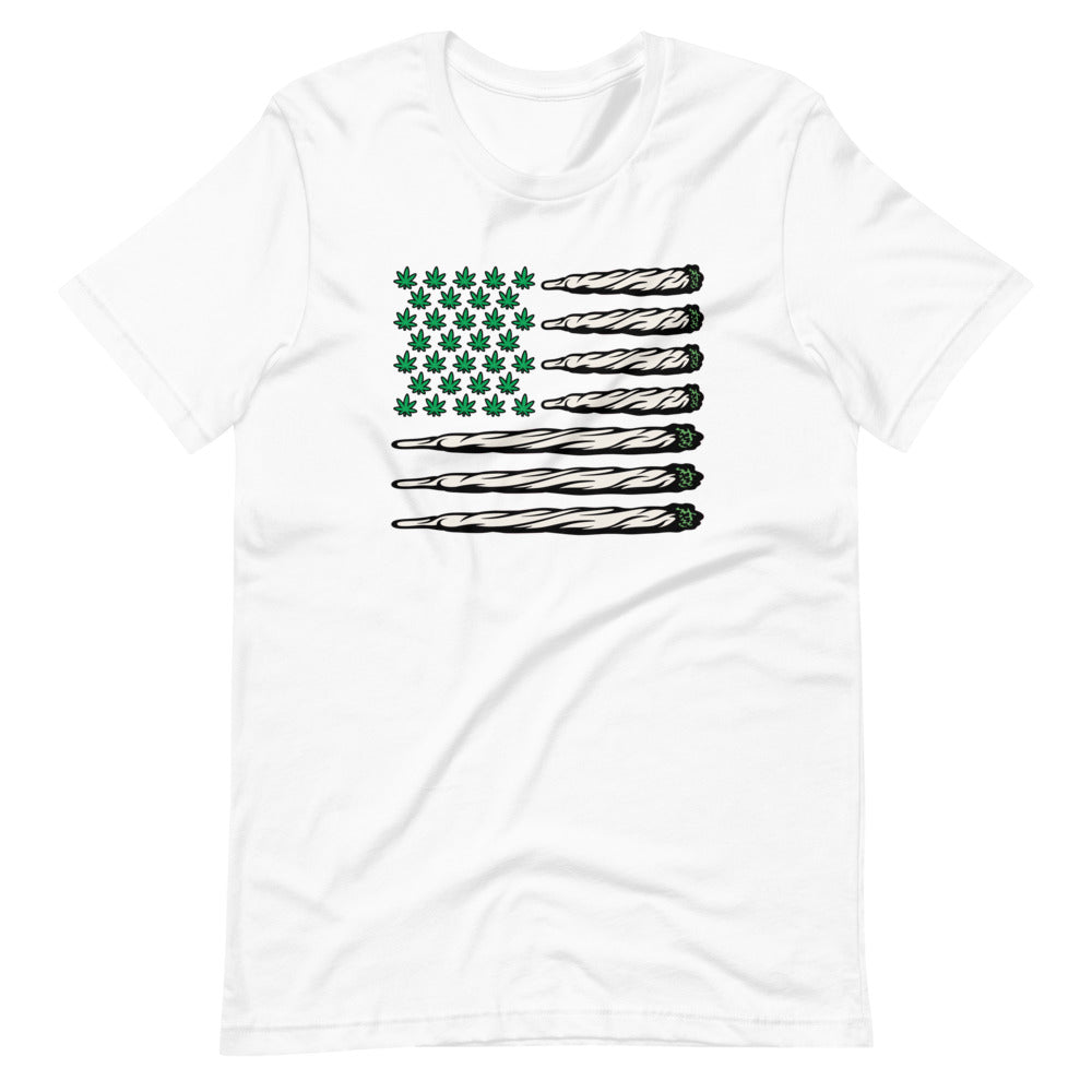 Weed Flag T-Shirt - Magic Leaf Tees