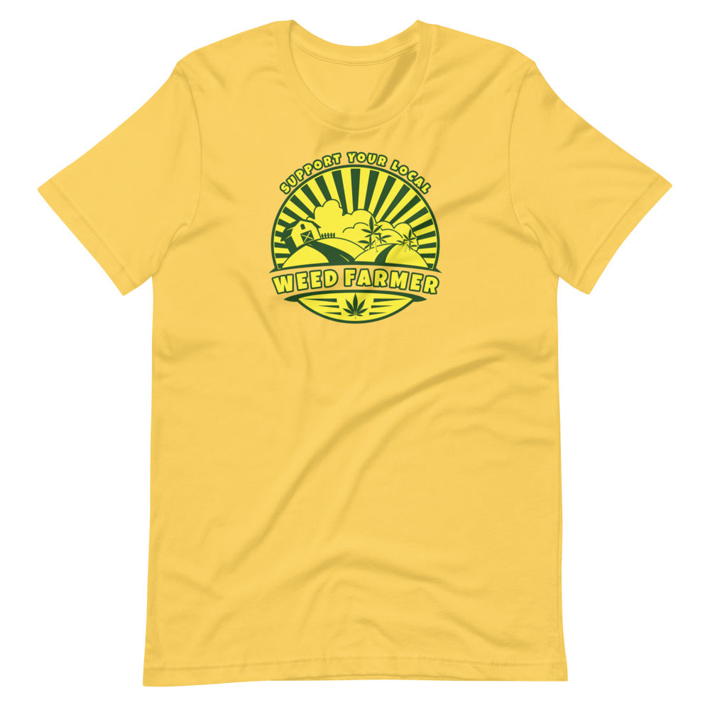 Support Your Local Weed Farmer T-Shirt - Magic Leaf Tees