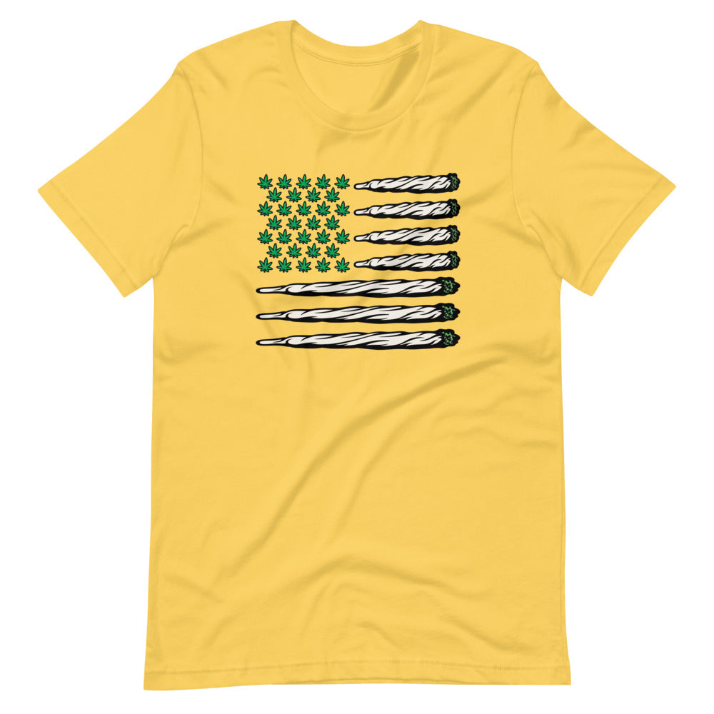 Weed Flag T-Shirt - Magic Leaf Tees