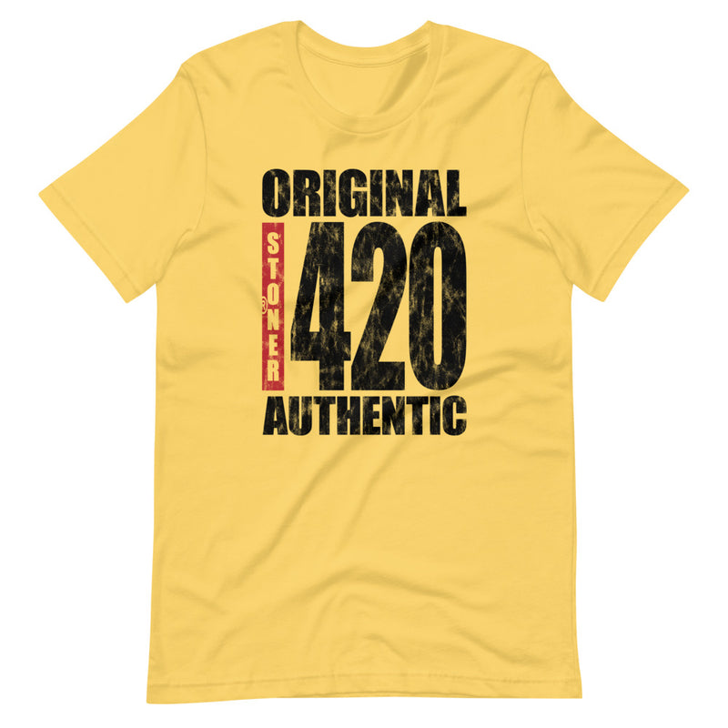 Original Authentic Stoner 420 T-Shirt - Magic Leaf Tees